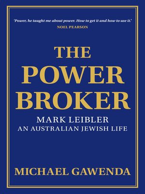 cover image of The Powerbroker